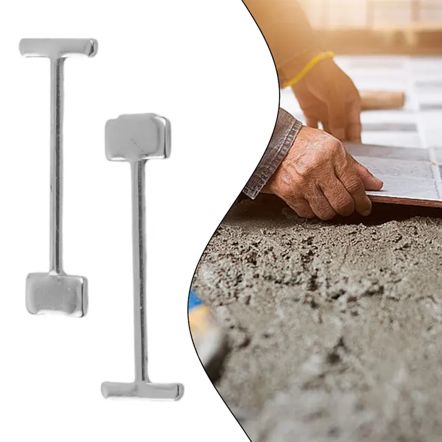 100 Perni A T In Acciaio - Per Sistema Livellamento Piastrelle - Riutilizzabili E Resistenti - Foto 14