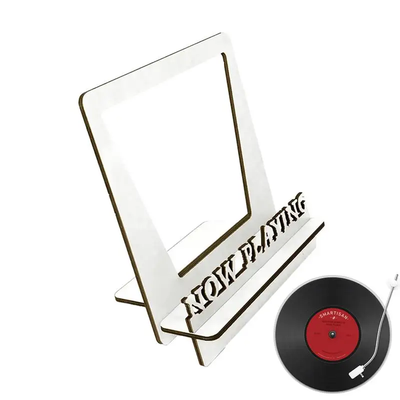 

Now Playing Record Stand Record Rack For Albums Record Storage Holder Book Album Display Rack Newspaper Holder Photography Props