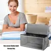 Foldable Blanket Clothes Storage Bags Bedroom Cabinet Containers Organizing with Lids and Handle Large Capacity Storage Bags 4