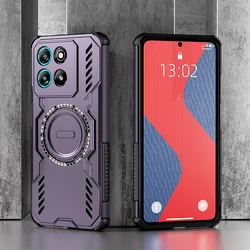 Enhanced Cooling Shockproof Phone Case with Magnetic Heat Dissipation Technology for MOTO G67 Power (PURPLE)