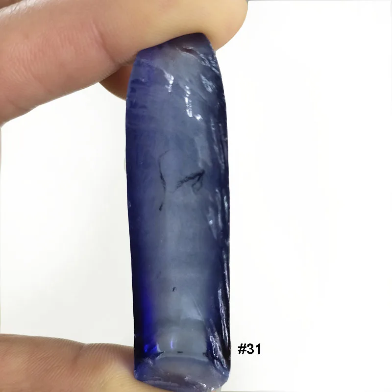 200g Blue Sapphire Synthetic Corundum Rough Stone Raw Material For