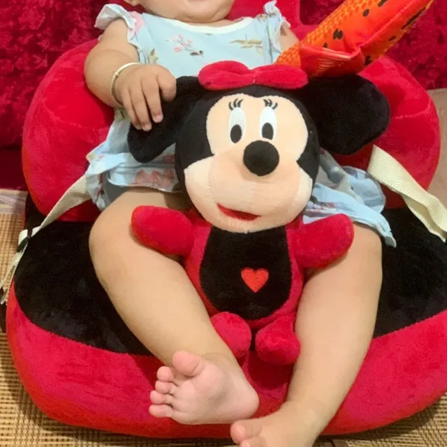Disney Childrens Sofa Mickey Mouse Cartoon Kids Chair Baby Seat Armchair