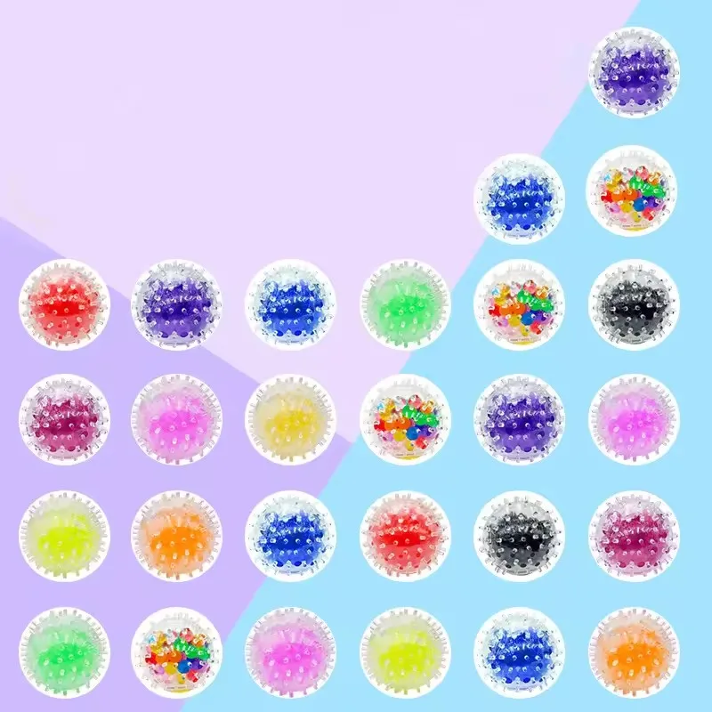 5/10/20Pcs 3.5cm Squeeze Ball Grape Ball Stress Relief Fidget Sensory Toy Kids Boy Girl Birthday Party Favors Pinata Filler Gift