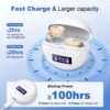 Digital Elderly Noise Reduction Hearing Aid, Rechargeable CIC Hearing Amplifier with Charging Case 4