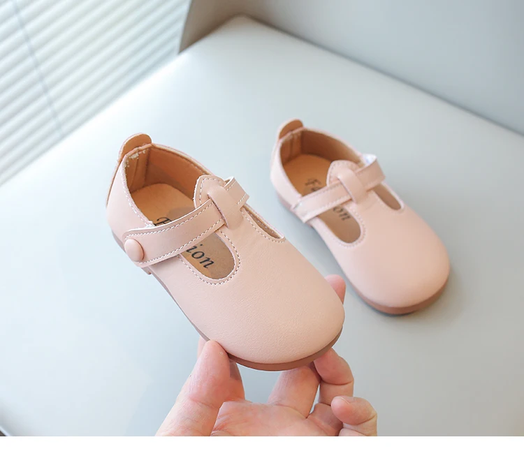 Description Picture 6 of itemToddlers Girls Leather Shoes Princess Sweet Simple Classic Kids Leather Flats for Medium Girl Children Dress Shoes for Wedding