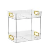 Double-Layer Storage Box Multi-Layer Display Storage Rack Cosmetic Desktop Storage Rack Bedroom Decoration Storage Box 5