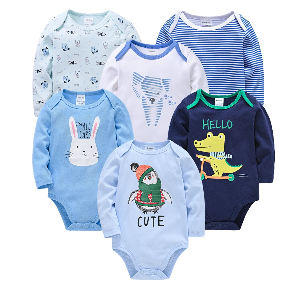 Cotton Baby Bodysuit Set 6