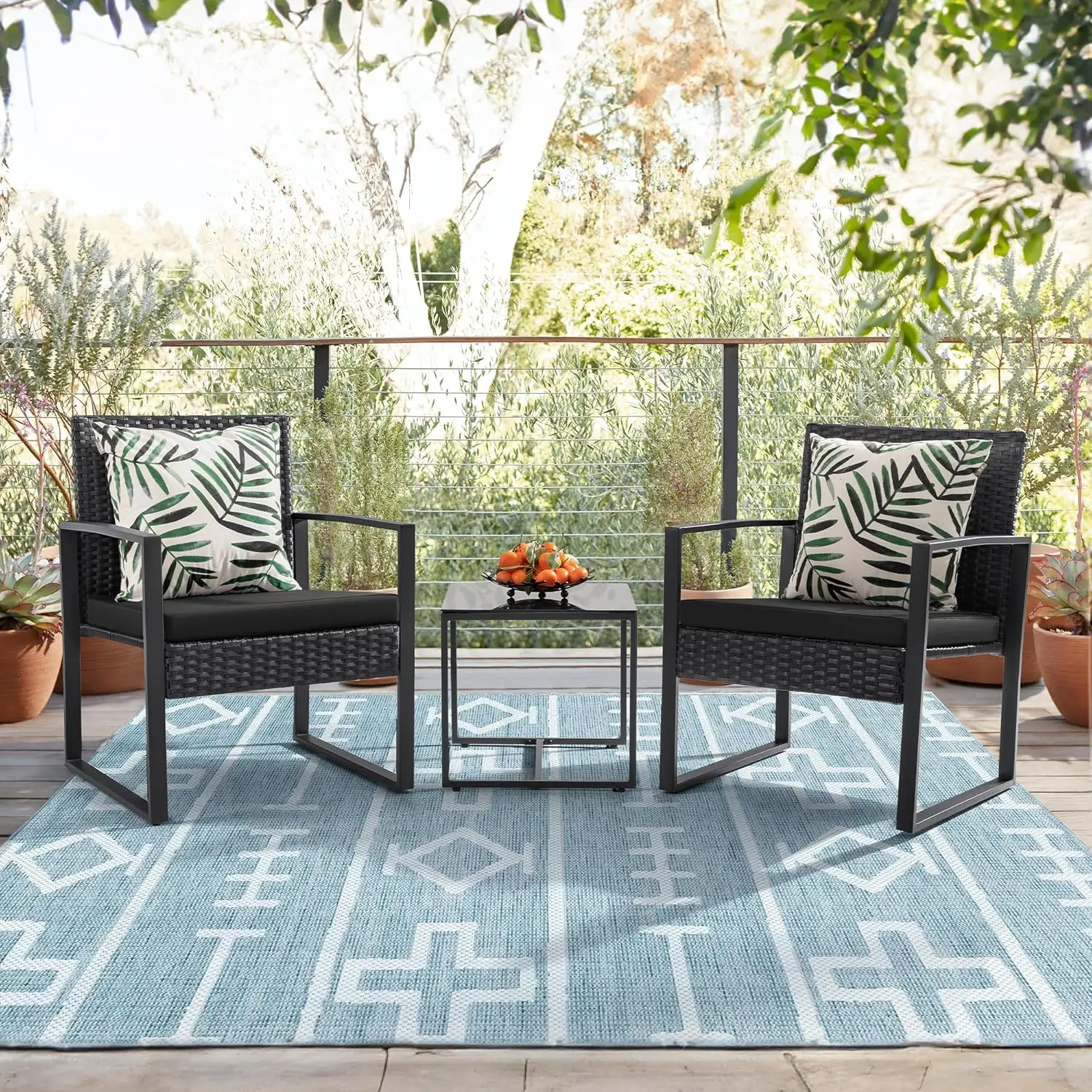 Patio Wicker Furniture Set