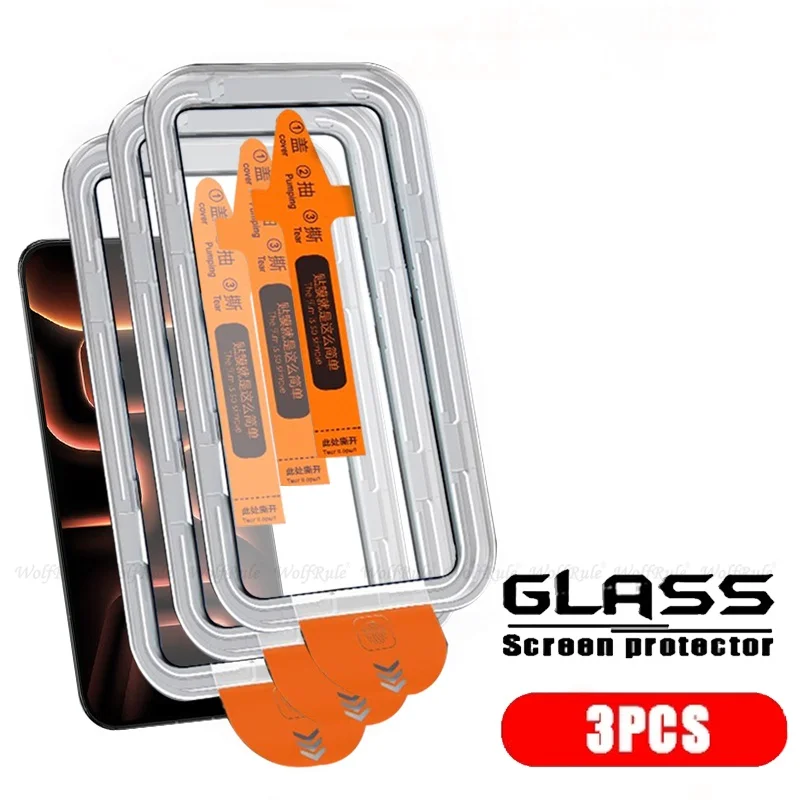 Premium Tempered Glass Screen Protector - 9H HD Dust-Free, Multiple Pack Options
