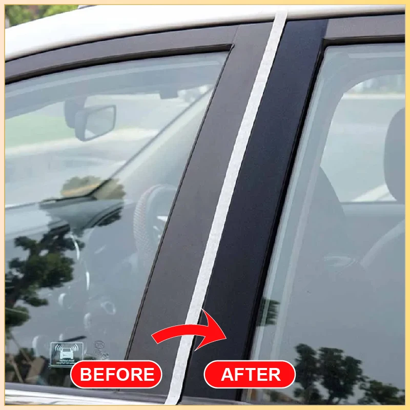 Plastic Restore Revitalizer Plastic Renovator Longlasting Coating For Car Rubbers Refurbish Clean Gloss Black Shine AIVC Repair 3