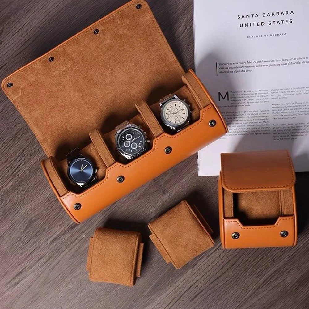 es Organizador Caja De Almacenamiento De Reloj Con 10 Ranuras