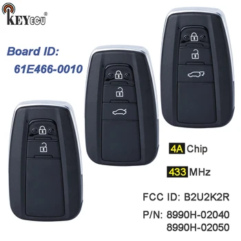 Keyforkess A433 F433 27145-0140 / 27145-3370 / 27145-5290 portachiavi remoto Smart Card per Toyota Prado Venza