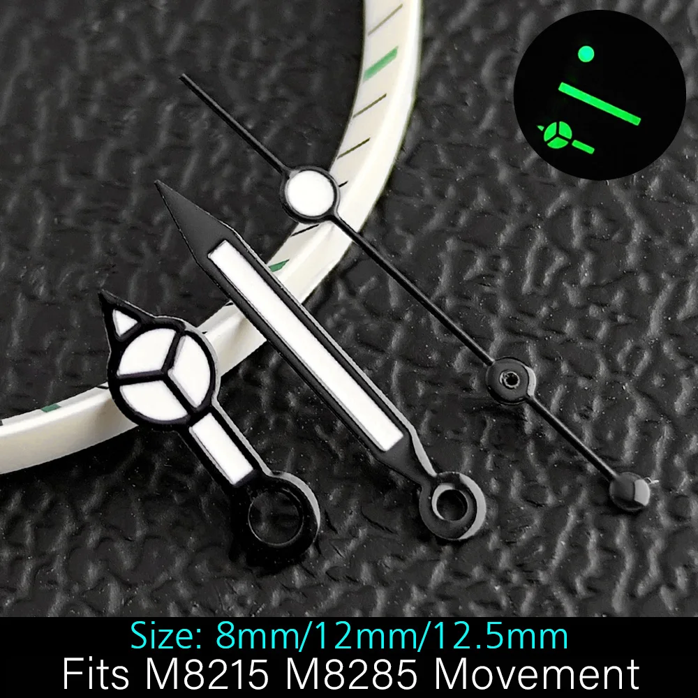 Luminous Green/Blue-Green Watch Hands - Premium Replacement Parts