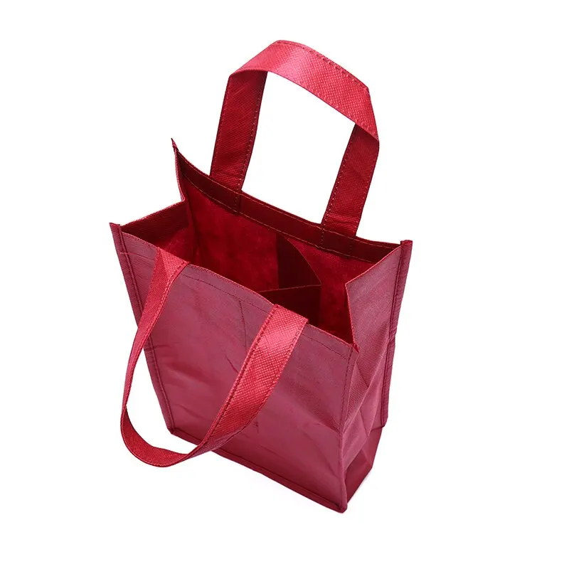 Creative Paper Gift Bags for Red Wine Bottles with String Handle, Reusable Durable Wine... - SKU PGB01818 - UGI Packaging