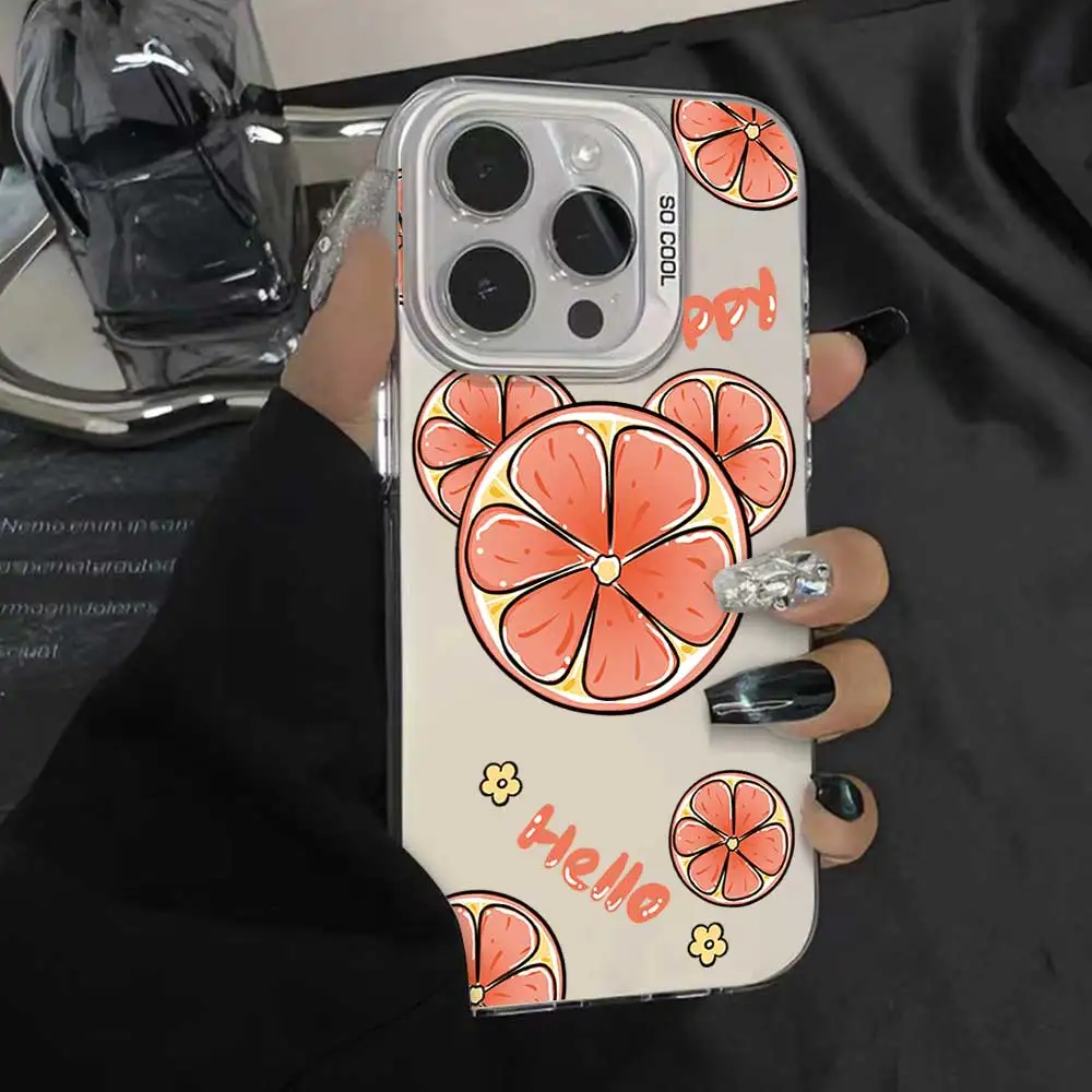 Sweet Fruit Silver IMD Matte Phone Case Cover