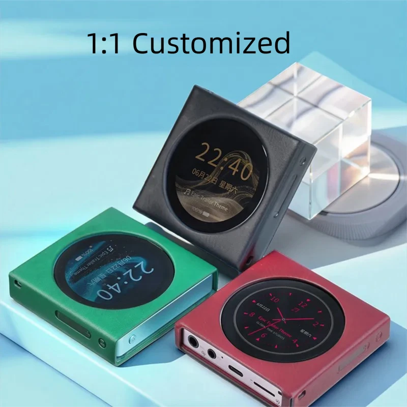 Fiio Disc Retro 투톤 PU 가죽 케이스 충격 방지 내마모성 Fiio Snowsky Disc MP3 음악 플레이어용 보호 케이스