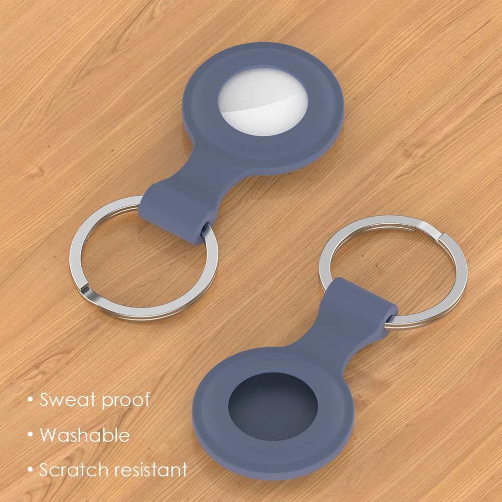 Anti Lost Locator Anti Lost Tracker Anti Lose Tracker Item Locator Silicone Locator Tracker Protective Case for Airtags Anti-Lost Device Anti-sweat Case Scratch-resistant Protector