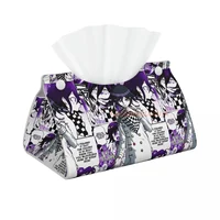 Kokichi Ouma Manga Facial Tissue Box Cover Rectangular 1908 Pink Green PU Leather Tissue Box Holder 1