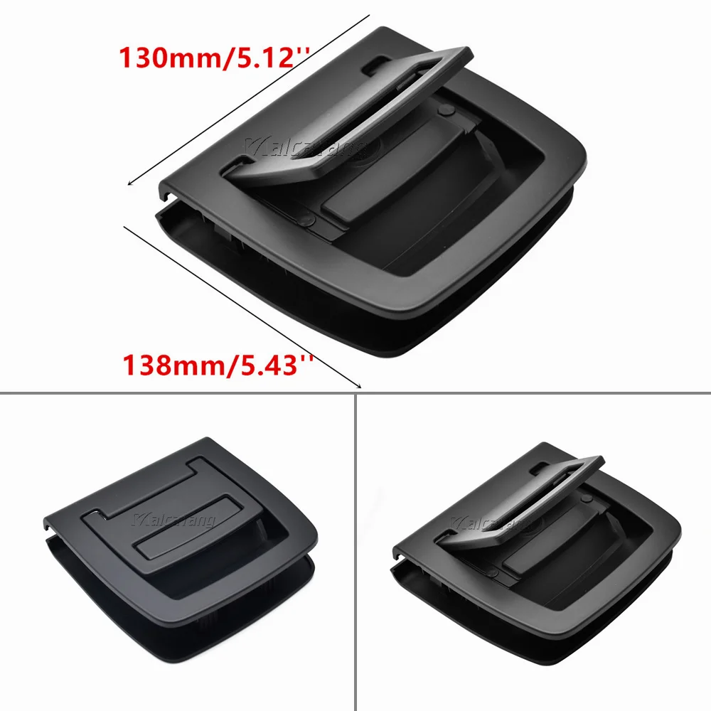 Poignée De Coffre BMW Série 5/E61/X5/X6 - Noir Avec Trou De Serrure, Remplacement OEM 51476958161