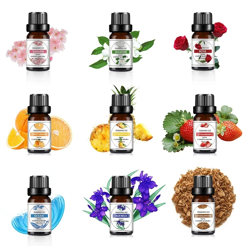 Essential Oil 10ML Vanilla Strawberry Jasmine DIY Scented Candles Soap