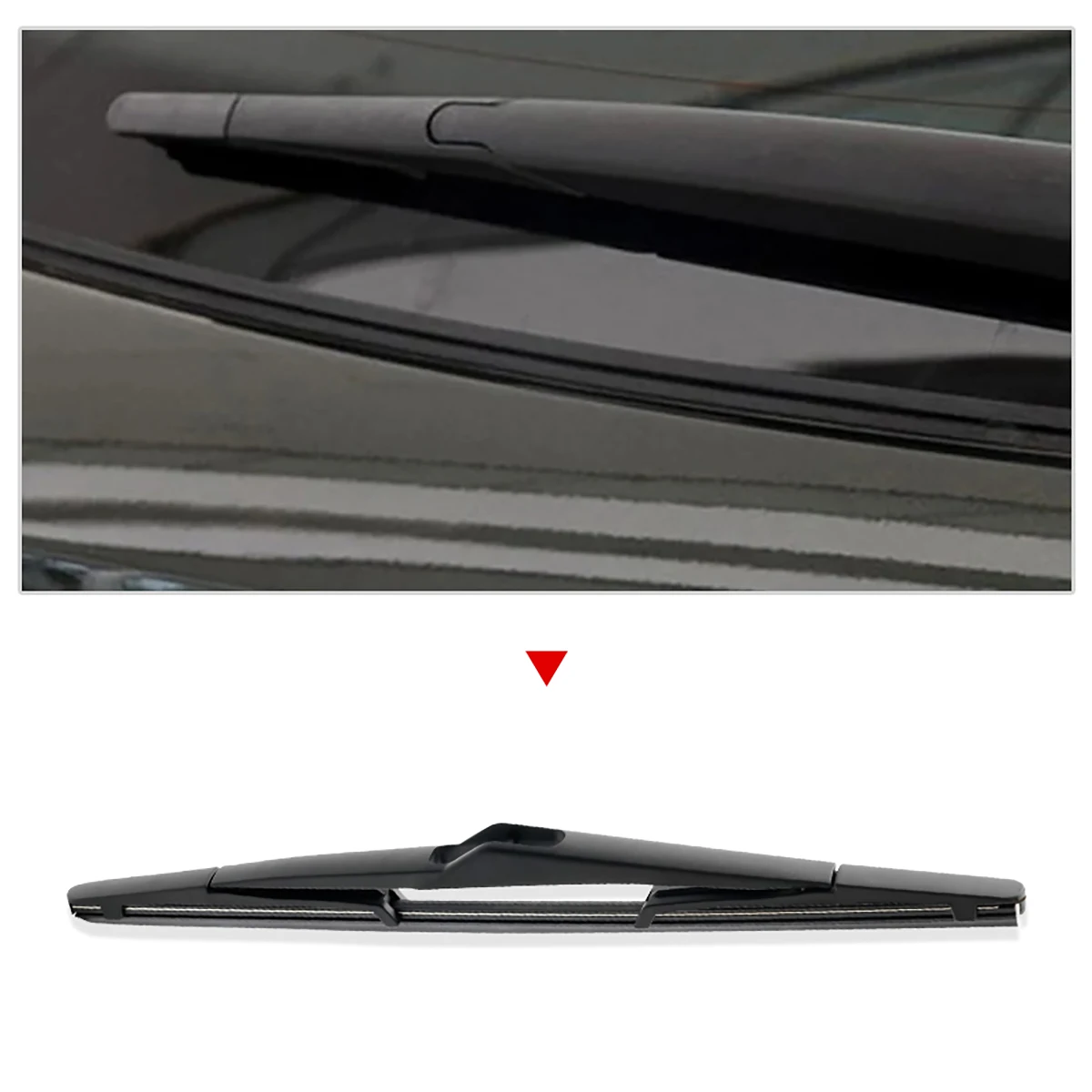 Wiper 12" Rear Wiper Blade For Peugeot 3008 Mk2 2017 - 2023 Windshield Windscreen Rear Window 4