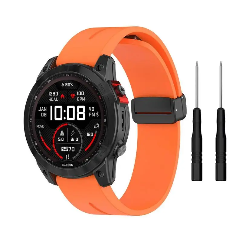 

Ремешок силиконовый для Fenix7pro Fenix6s Fenix5x, быстросъемный дышащий браслет для часов, 22 мм
