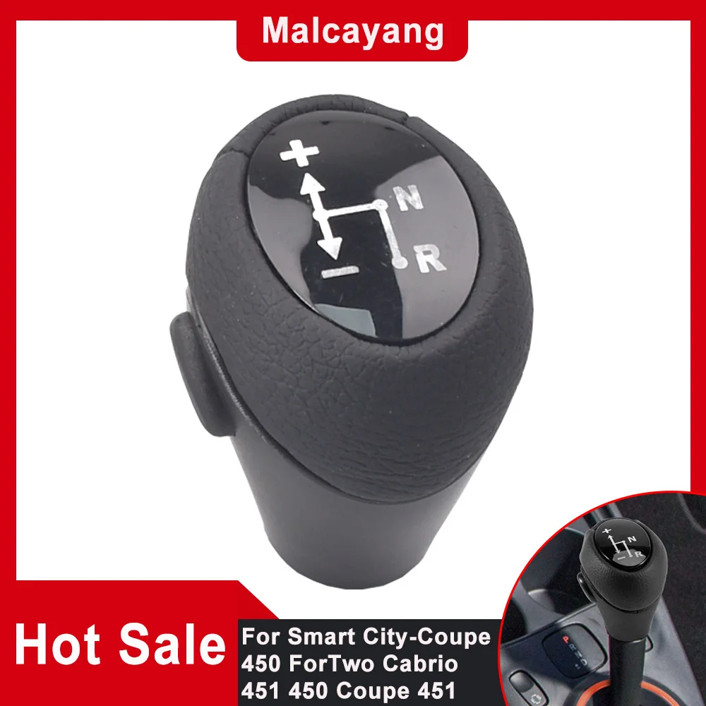 Pomello Del Cambio Leva Cambio Ricambi Auto In Pelle Automatico Per Smart City-Coupe 450 Fortwo Cabrio Coupe 451 450