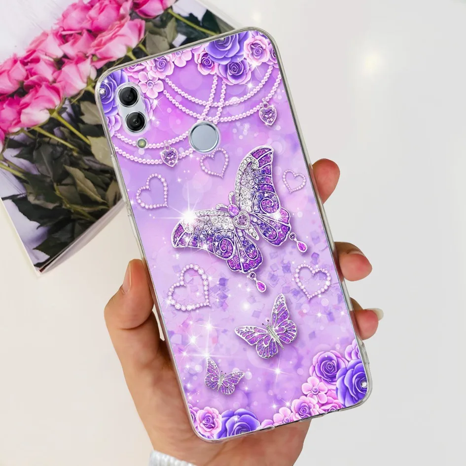Fashion Butterfly Transparent Silicone Case - Stylish Bumper Cover