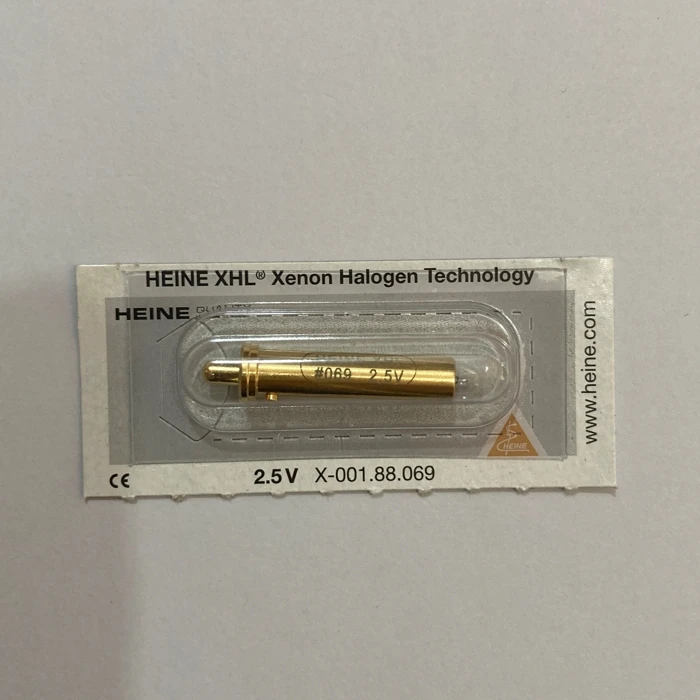Halogen Lamp Bulb Ophthalmic Lamp Light Bulb Compatible lamps for Heine X-01.88.069 2.5v For Beta 200 Ophthalmoscopes heine 069