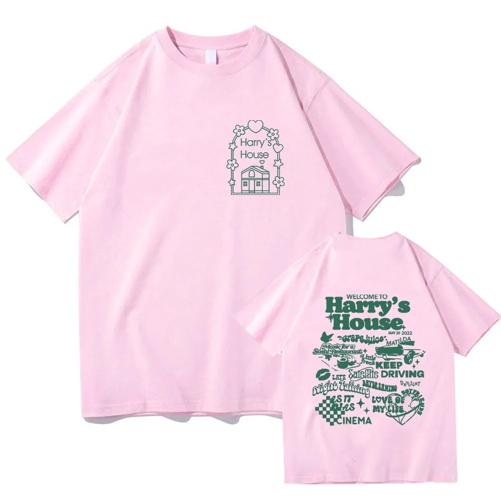Rock Music Harrys House 100% Cotone Magliette Matilda Uomo/Donna T-Shirt Continua A Guidare Anime Graphic Leggero Strech Soft Hip Hop