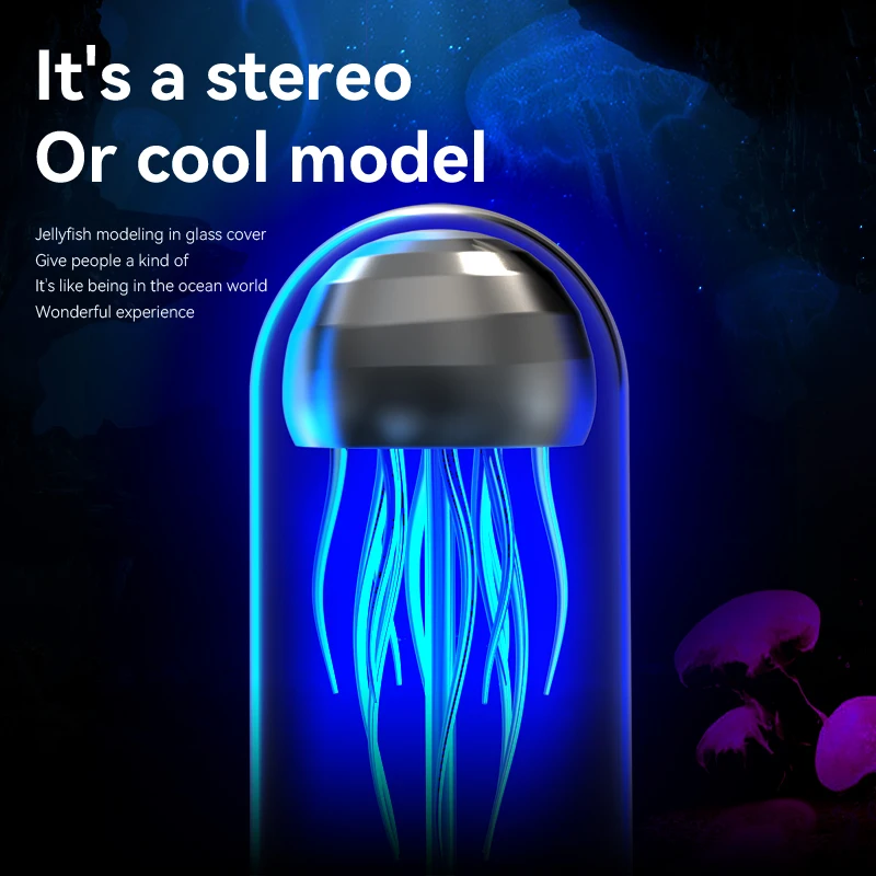 MechanicalJellyfishBluetoothAudioJellyfishPortableColorfulLight