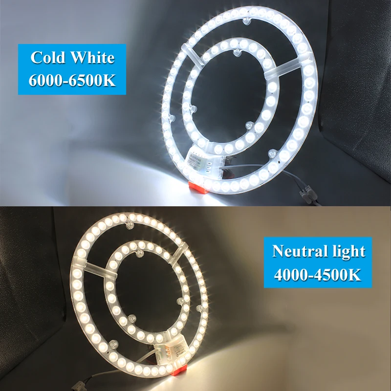 Led Panel 220V Ceiling Light Replacement Led Module 72W Round Circle Light Panel Board 6000K/4000K Module For Ceiling Fan Lights 3
