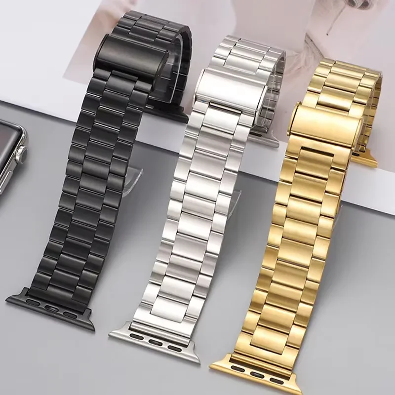 Premium Stainless Steel Watch Strap Bracelet - Elegant and Durable Design