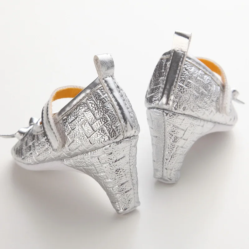 Baby Shoes Cute Fashion Baby Girls High Heels Leather Photography Props Foot Wear First Step Baby Party New Year Festival Shoes Accessories