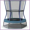 Mini Trampoline for Kids with Enclosure Net, 3-7 Years, 360° Handlebar, Space Theme