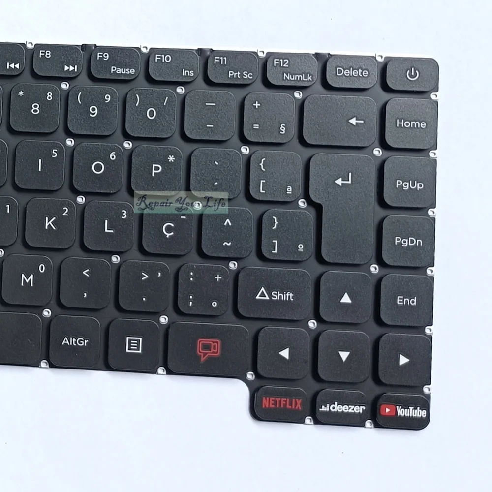 Pt-br Teclado Português Teclado Brasil para Positivo Notebook Motion Vermelho Q464c Q464c-o C41tei C41te Teclados Brasileiros Scdy3092001 - Imagem 4