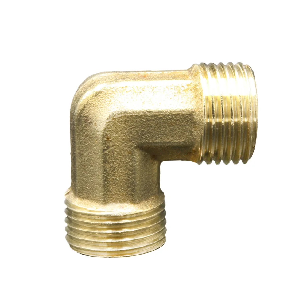 1/8" 1/4" 3/8" BSP Female Male 90 Degree Elbow Angle Brass Coupling Coupler Connector Water Gas Oil