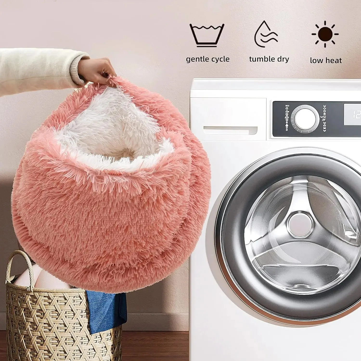 2-in-1 Plush Pet Bed 4