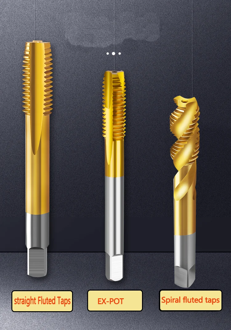 thumbnail image 2 of 1 Pcs Hgh Speed Steel 7/8-14 UNF Rght Hand Thread Tap Straght Groove 2 of 9