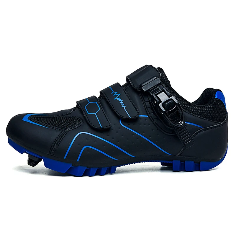 Zapatillas de ciclismo MTB para hombre y mujer, zapatos de ciclismo  luminosos de MTB, zapatos deportivos asistidos, para carreras de  interiores