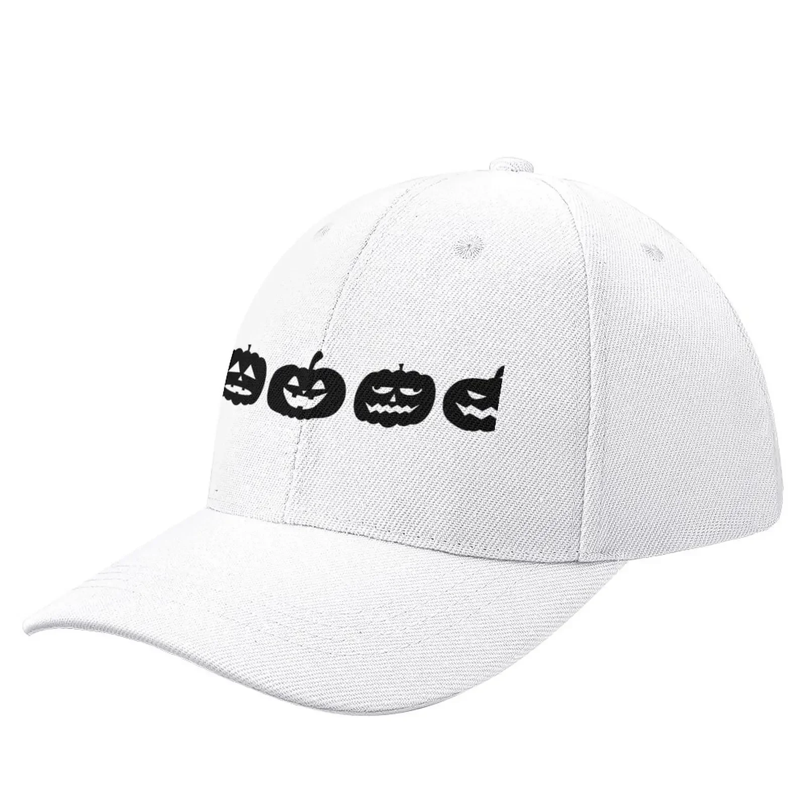 

Halloween Pumpkins, Different Moods, Horizontal Baseball Cap Golf Hat Custom Cap Sun Hats For Women Men'S