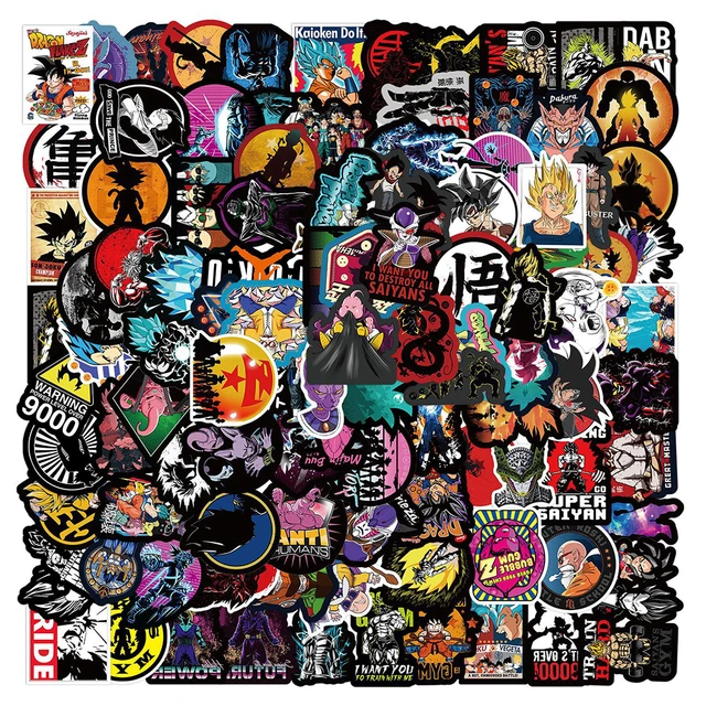 Dragon Ball Z Sticker Pack 50pcs Dragon Ball Laptop Sticker Waterproof  Sticker Vegeta Sticker Super Z Sticker For Laptop Luggage Helmet Guitar  Skatebo