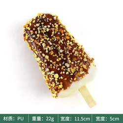Artificial Popsicle Ice Cream Toy for Decoration and Photography Prop (Chocolates)