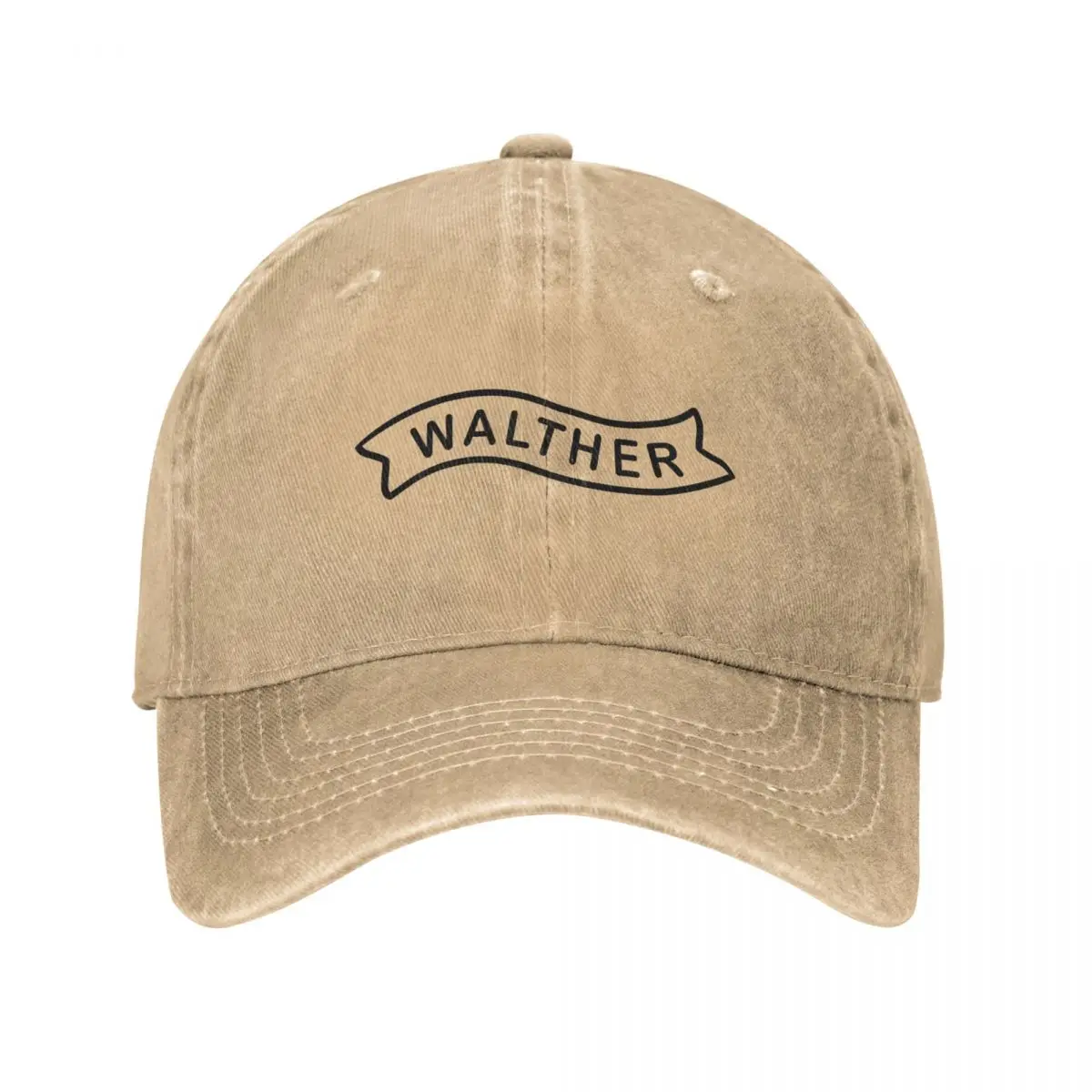 

Walther Weapon Gunmaker Guns Baseball Cap for Men Women Distressed Denim Washed Sun Cap Running Golf Unstructured Soft Hat Cap