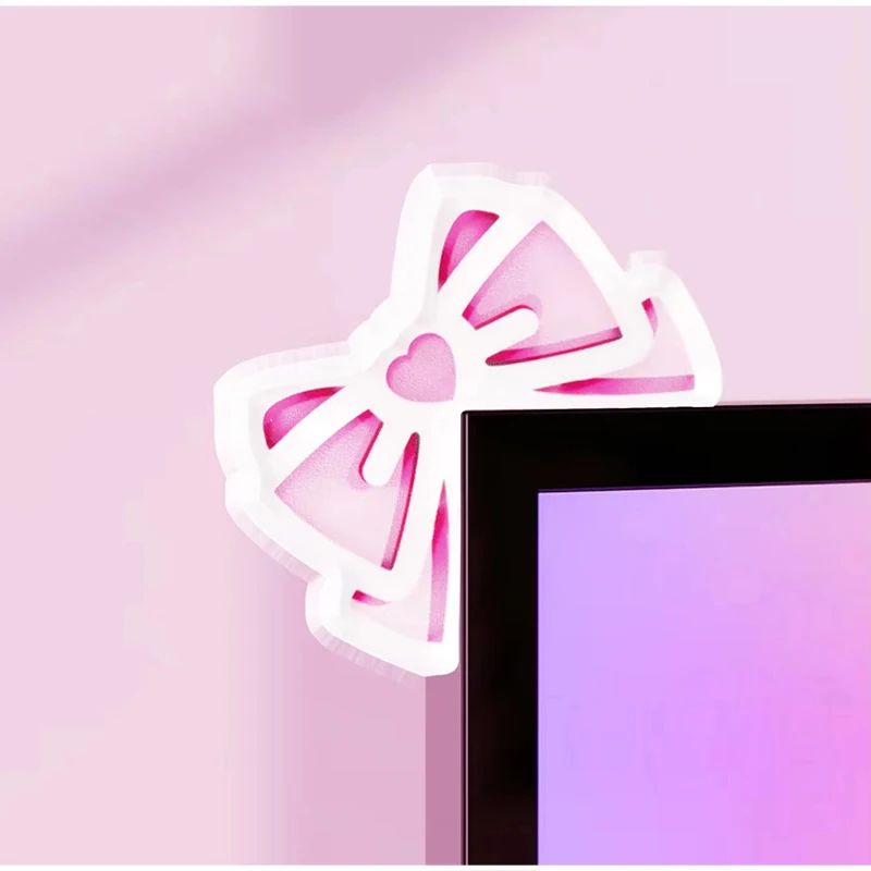 Holzbogen, kreative Desktop-Dekoration, Acryl-Bogen, hängende Dekoration, Kawaii, Zuhause, Büro und Geschenk, Heimdekoration, Weihnachtsgeschenke – Detail 4
