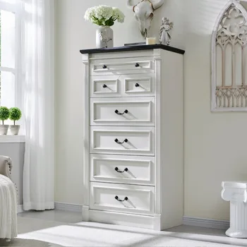 Farmhouse 7 Drawers Dresser for Bedroom, 57 1