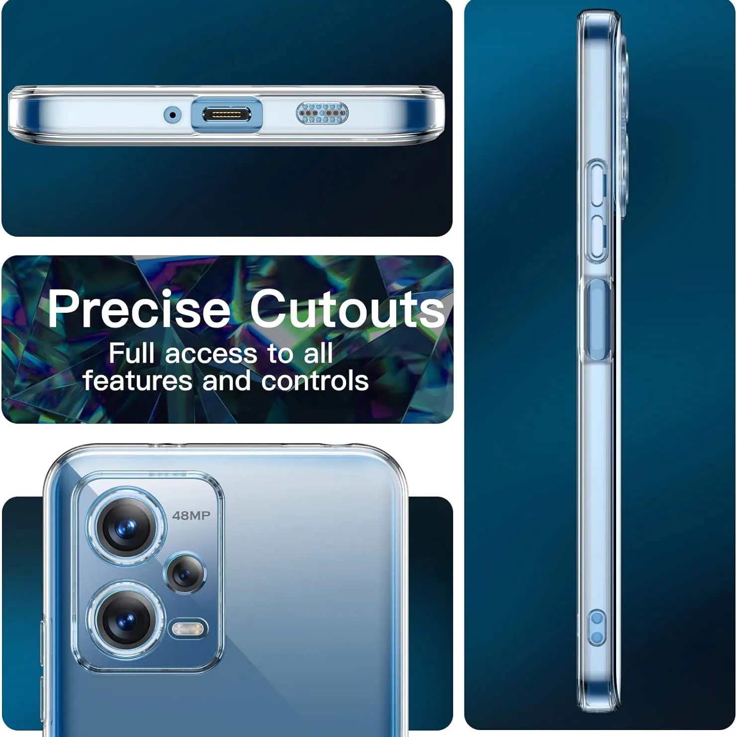 Ultra Thin Clear Silicone Soft Protective Phone Case
