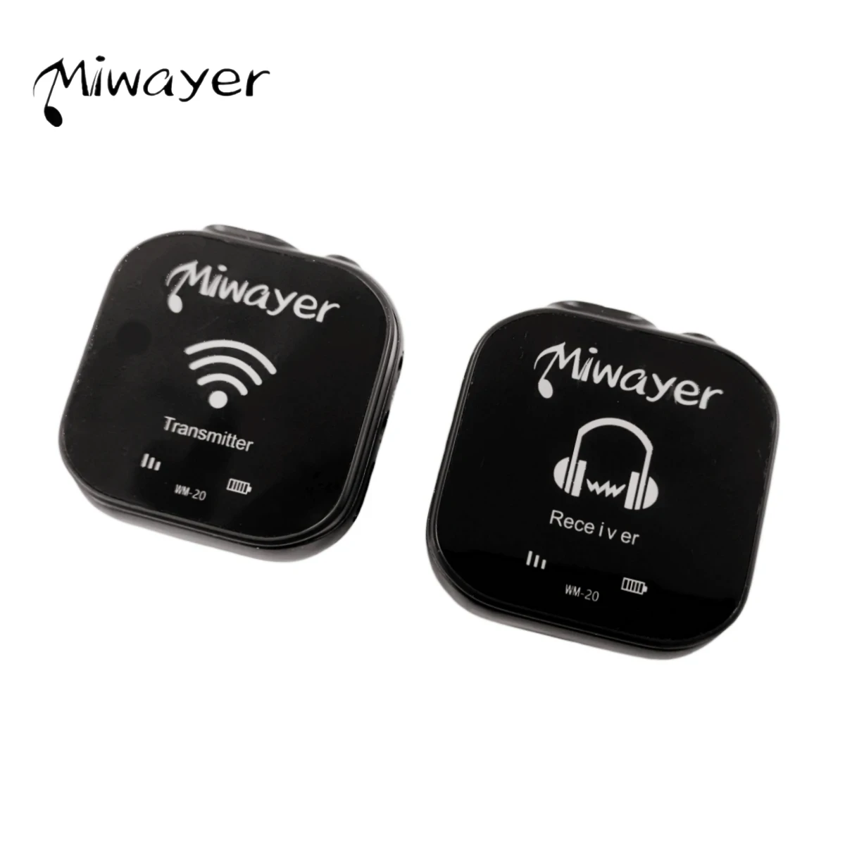 Musical Instruments Accessories Wireless Guitar Transmitter Miwayer 5.8G Wireless In Ear Monitor System Transmitter Receiver System IEM with Transmitter Receiver Automatic Pairing