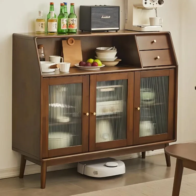 Side Board Cabinet Sideboard Kitchen Table Storage & Organization Multifunctional Furniture Complete Coffee Bar Auxiliary Mobile