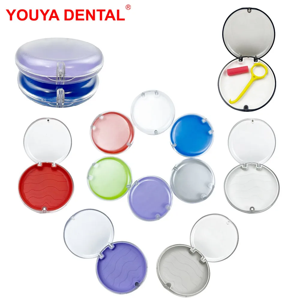 

1pcs Clear Visible Fake Teeth Orthodontic Case Dental Retainer Box Holder Denture Box Braces Aligner Case Mouthguard Storage Box